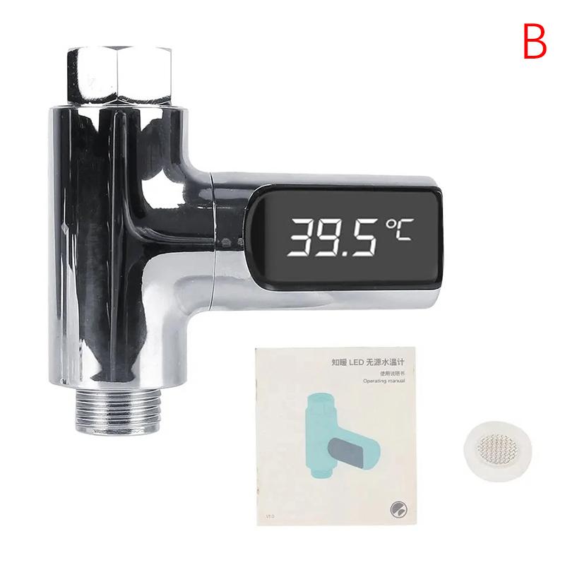 

Монитор температуры воды в ванне Электричество Домашний светодиодный дисплей Смесители для душа Термометр для воды Измеритель температуры для купания