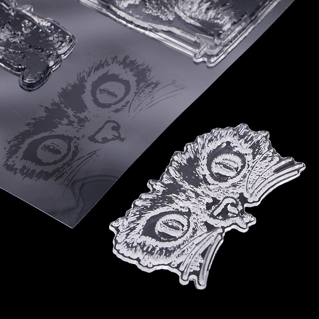Themed Transparent Silicone Stamp Seal Clear for