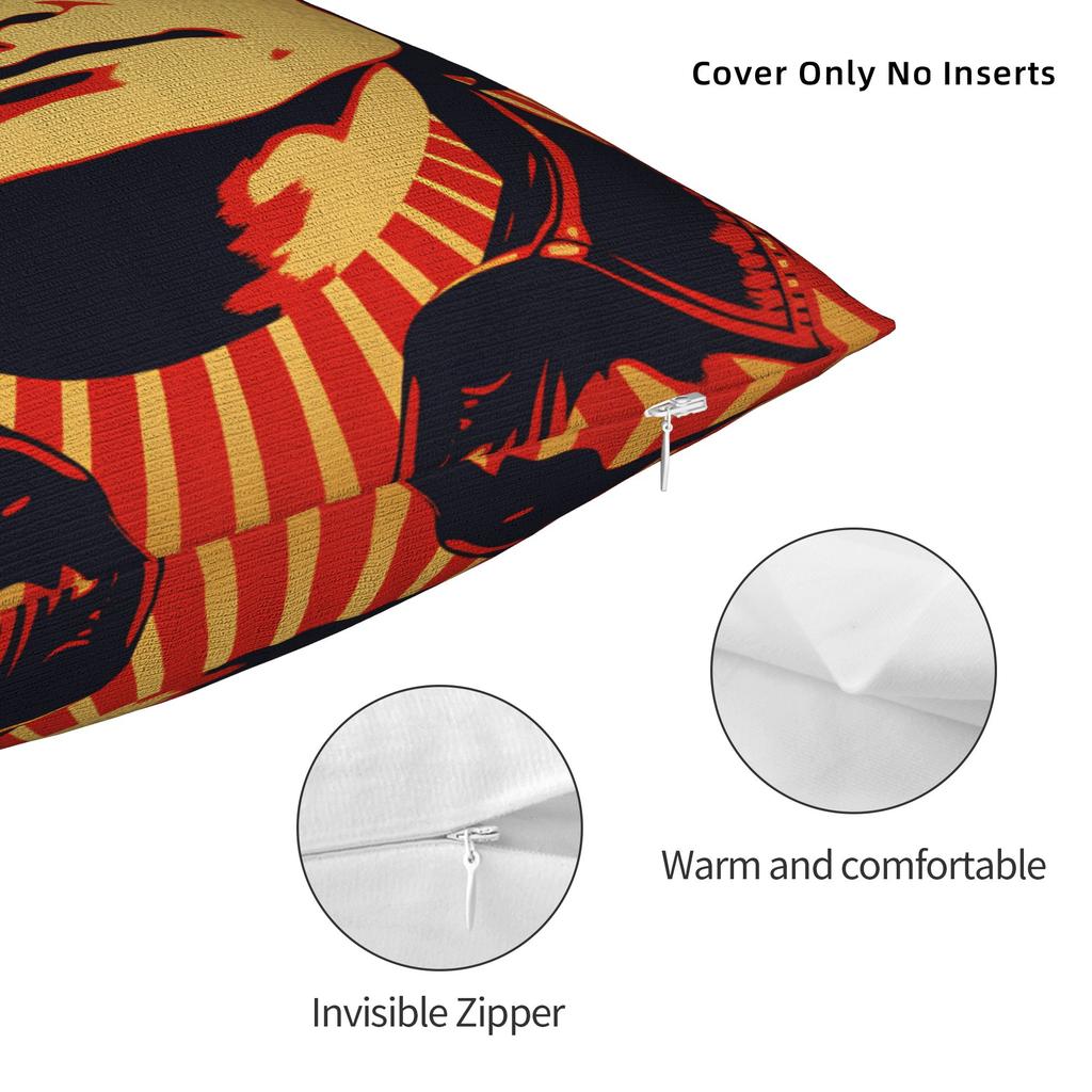 J-John Lennons Pillow Cover  Comfy Cushion Cover Novelty Pillow Case For Sofa Home Decoration