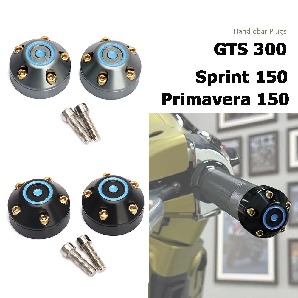 For Vespa Primavera 150 Sprint 150 GTS 300 GTS300 New Motorcycle CNC Aluminum Handlebar Grips Slider Cap Plug Bar End Kit