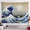 VIKAMA Japanesestyle Ukiyoe Tapestry Wall Hanging for Bedrooms and Living Rooms JapaneseStyle Store Bar Counter Decoration