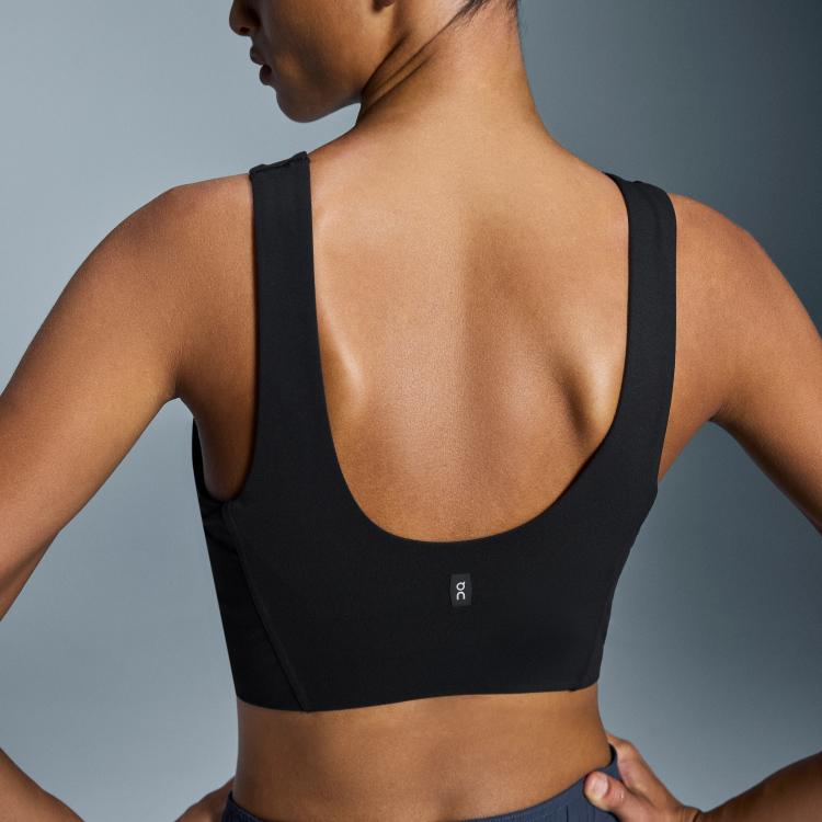 On Short Soft Comfortable Sports Vest Women Tops Black 1WF10070553
