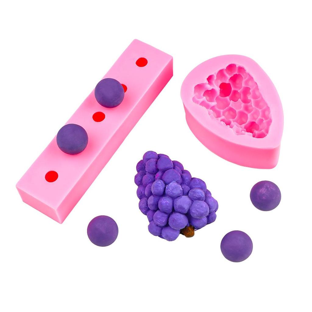 Grape-Shaped Silicone Mold for Chocolate, Cake, Soap, and Resin Crafting