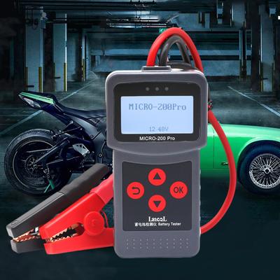 Tester baterii alternatora DC 7V-30V Analizator baterii samochodowej Narzędzie do testowania rozruchu i ładowania do naprawy samochodów motocykli