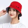 Fashion Solid Color Summer Sunscreen Breathable Mountaineering Bowl Hat Fishermen's Hats Minimalist Outdoor Leisure Sunshade Hat