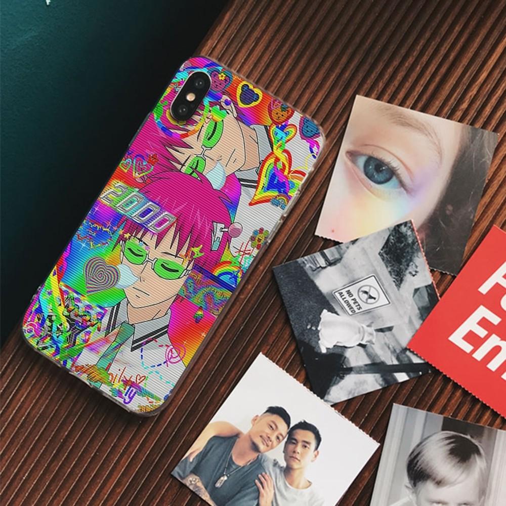 

Saiki Kusuo No Psi Nan Phone Case For IPhone 16 15 14 13 12 Mini 11 Pro XS Max X XR SE 6 7 8 Plus Soft Silicone Cover iPhone 15 plus