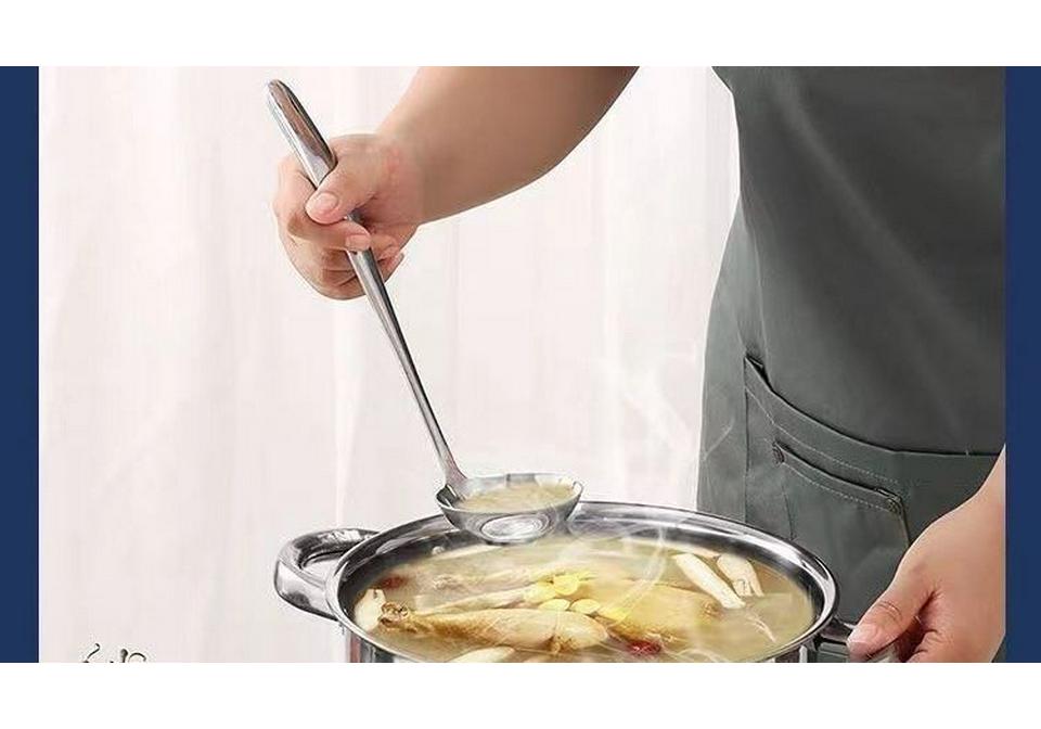Stainless Steel Double-Ear Shabu-Shabu Pot for Induction & Alcohol Stove - Small Commercial Soup & Malatang Skewers Pot