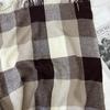 Large Plaid Scarf Women's Autumn and Winter New Imitation Cashmere Shawl Retro Fringed Couple Scarf