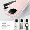 KEKLLE Magnetic Wireless Charging Compatible Matte Anti-Drop Protective Case for Honor GT Pro Smartphone, Peak Rock Color