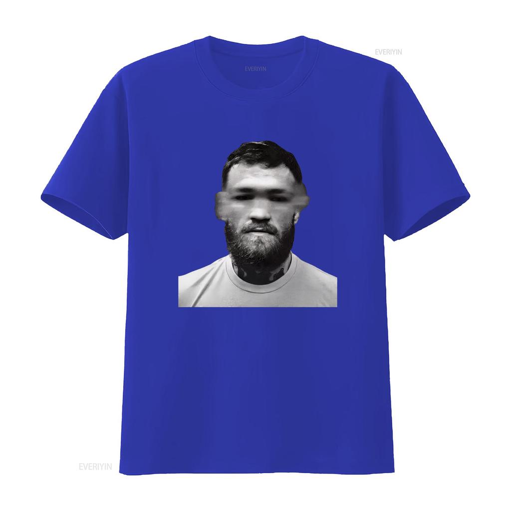 Conor McGregor Mugshot Fashion Heavy Cotton T Shirt Stylish and Comfortable for All Vintage Washed Unisex Graphic Fashion