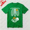 Halloween Skeleton Baby Rib Cage Tshirt Funny Maternity Pregnant Pumpkin TShirt Women Halloween Casual Tee Unique Design Tops