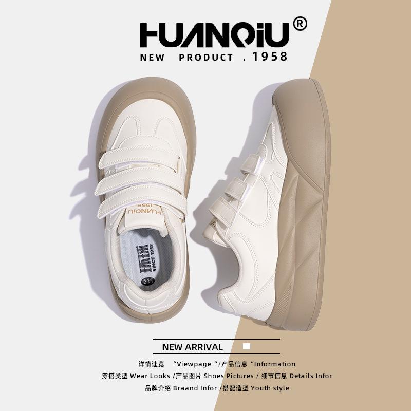 Global Velcro Bread Shoes Women's ZHQ-HY757 Spring New Niche Thick-soled Versatile Student Casual Shoes Women