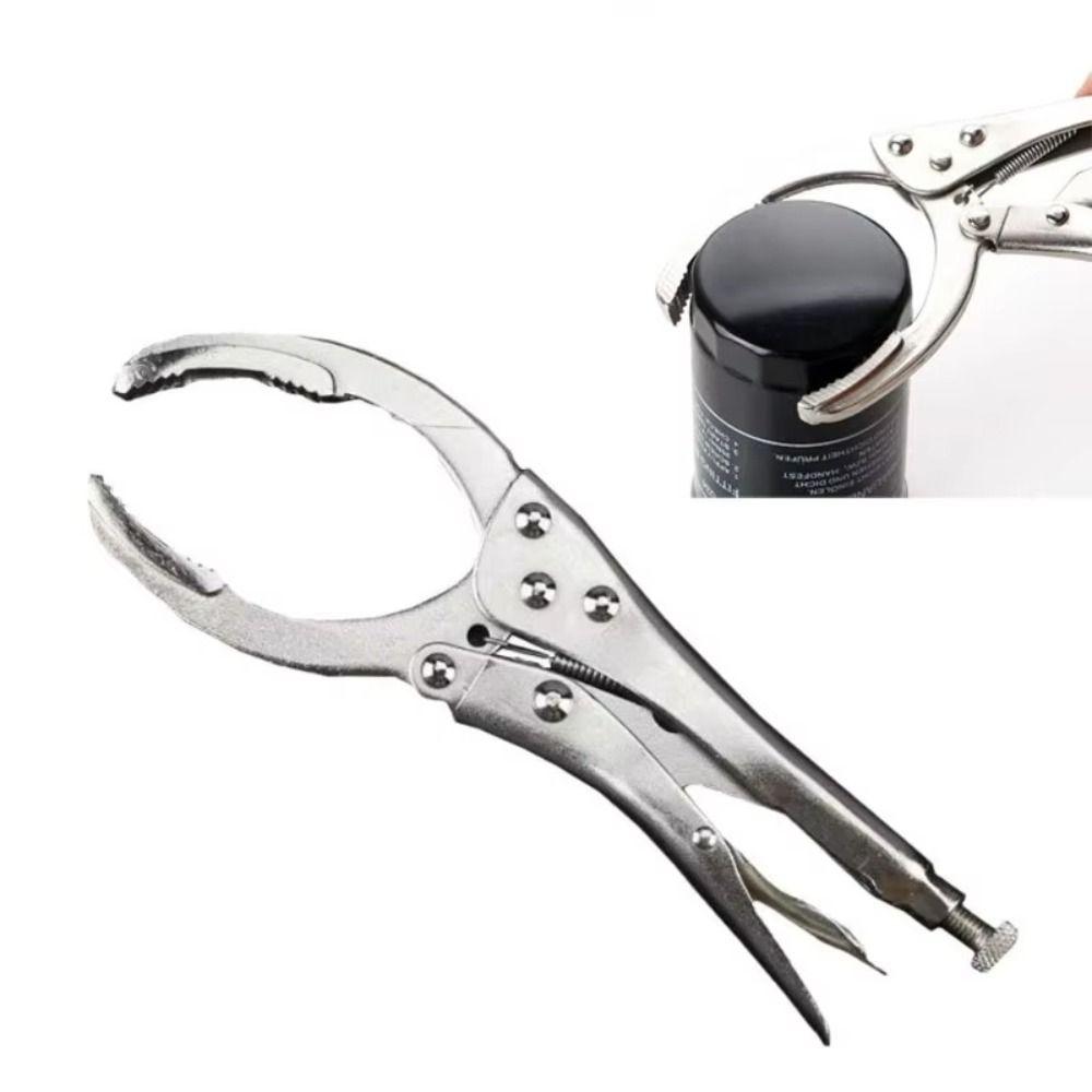 50mm-110mm Range Filter Removal Tool Adjustable Oil Filter Plier Oil Grid Spanner  Car Repair