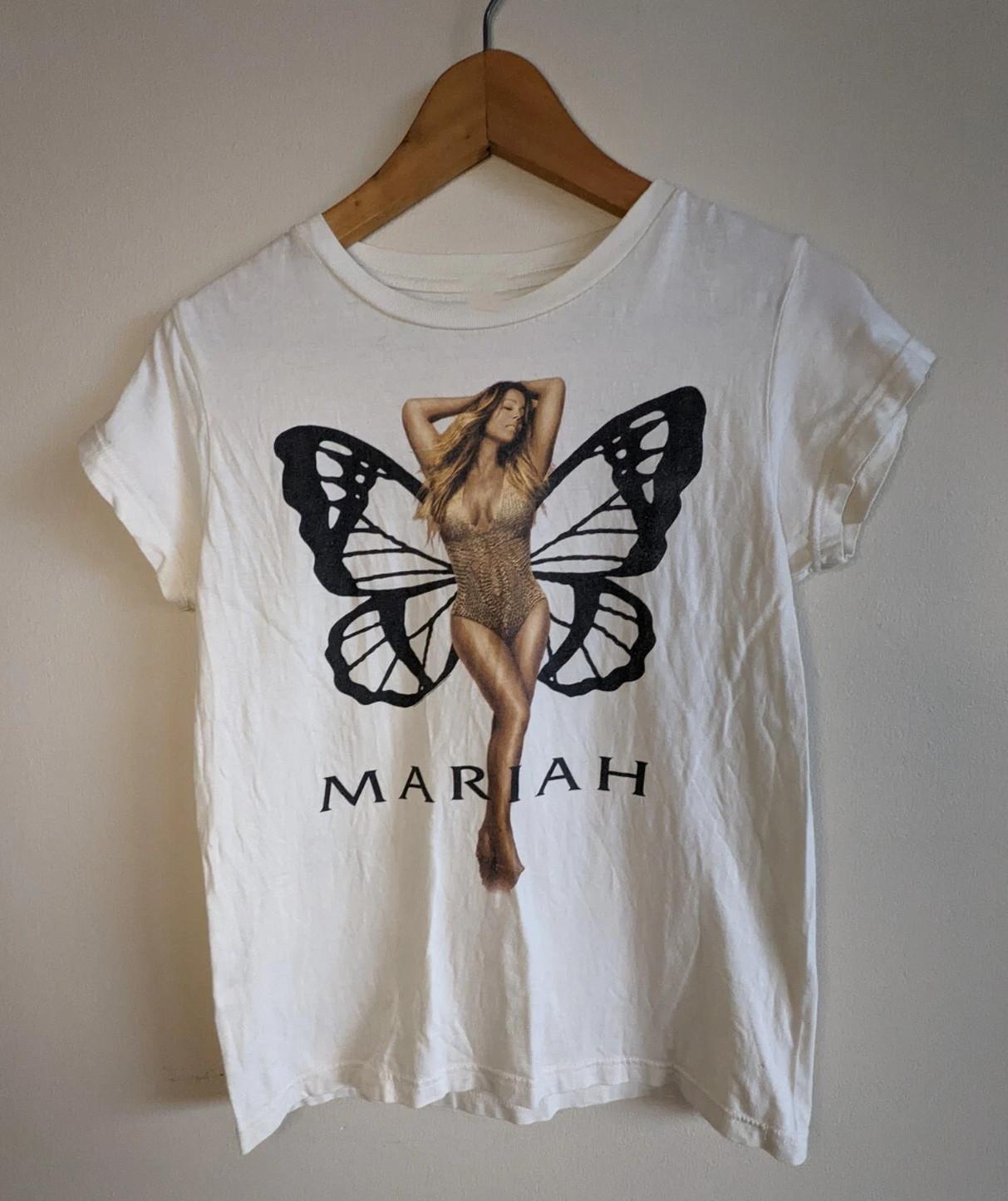 Mariah Carey Black Album Poster Shirt Unisex Concert TU947 XXXL
