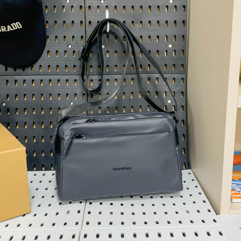 Lightweight Nylon Multi-Layer Shoulder Bag Commuter Crossbody Bag