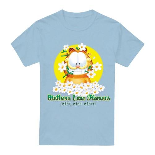 Garfield Mens Mothers Love Flowers T-Shirt