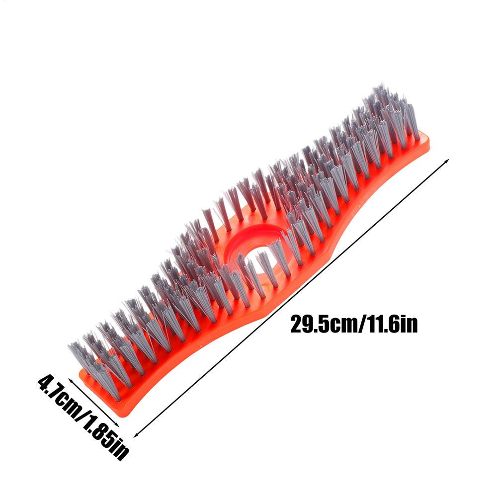 Lawn Mower Cleaning Brush Heavy Duty Scrubber Lawn Mower Scrub Brush Universal Garden Weeding Brush for Deck Garden Yard Floor