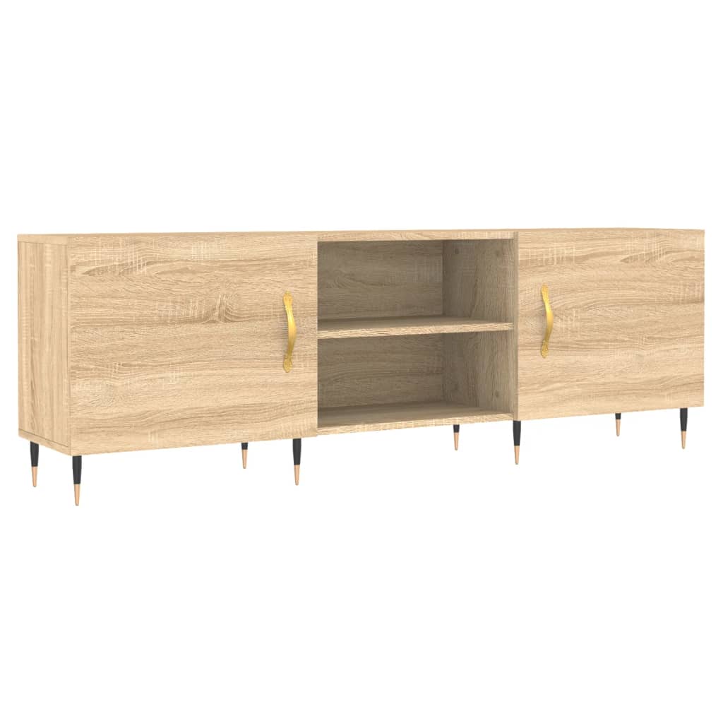 TV Cabinet Sonoma Oak 150x30x50 cm Particleboard