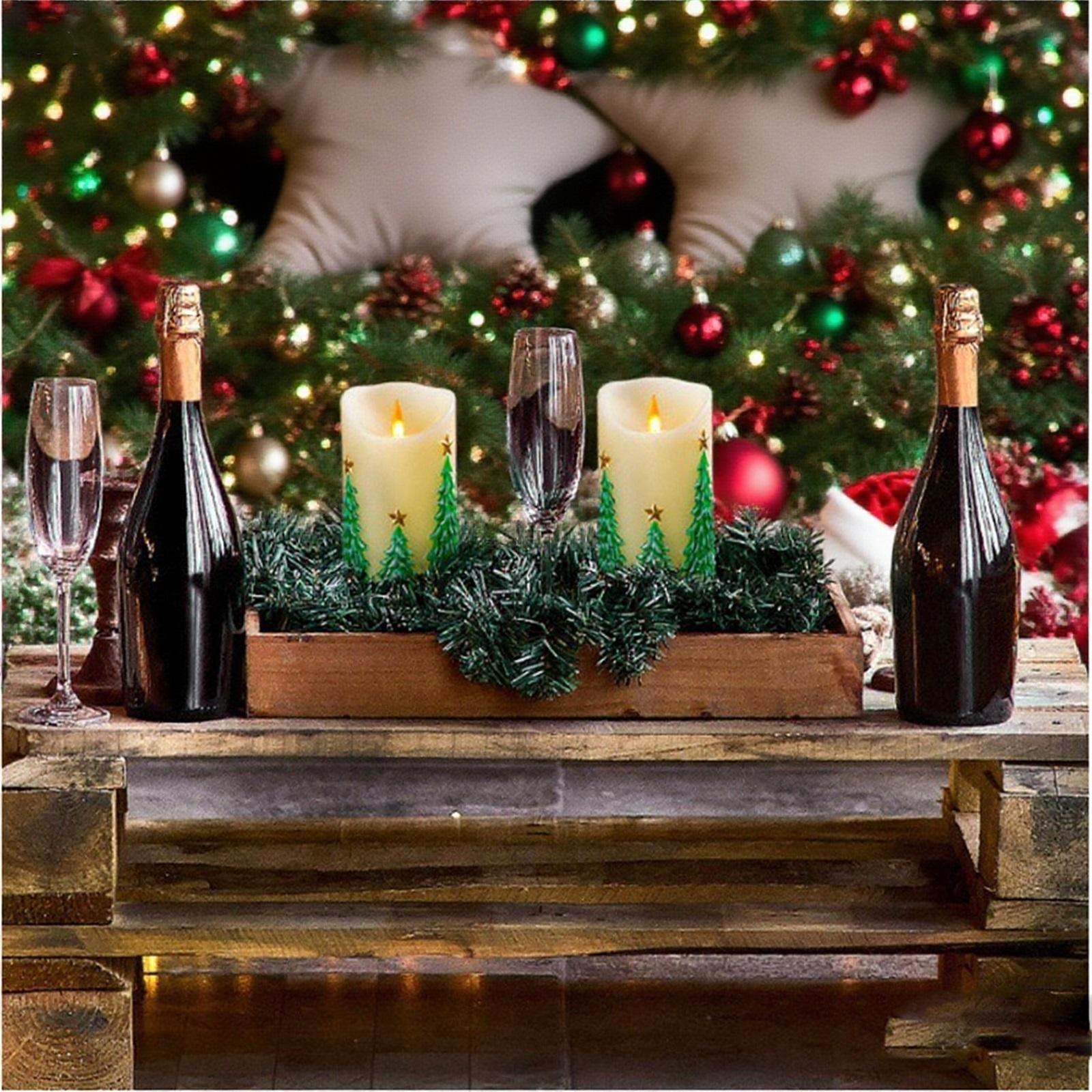 

Тисненые светодиодные электронные свечи, Парафиновые свечи, Головки с танцующим пламенем, Свадьбы, Дни рождения, Романтика One Size