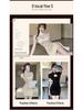 Spicy Chic Chest-Revealing Short-Sleeve Retro Qipao Dress - Fashionable, Slimming, Hip-Hugging Skirt