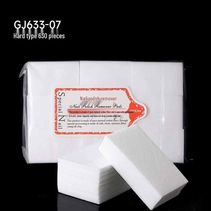 Lint-Free Nail Polish Remover Pads - Professional Cotton Pads for Nail Salons