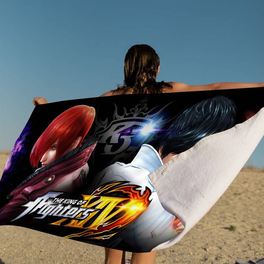 King Of Fighters Retro Game Microfiber Beach Towel Absorbent Quick Dry Soft Yoga Swimming Resort Mountain Climbing Towel