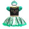Fantasia Romper Anna Sofia Tutu Dress Headband Princess Aurora Alice Clothes Dress Halloween Party Costumes Outfit
