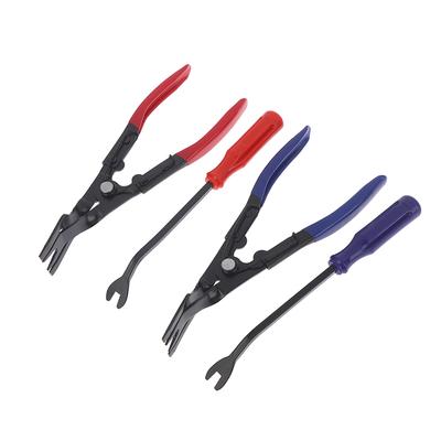 2Pcs Auto Fastener Trim Removal Tool Kit Car Panel Clip Removal Pliers Tools Clip Push Pin Removal Pliers Plier Door Panel Tool