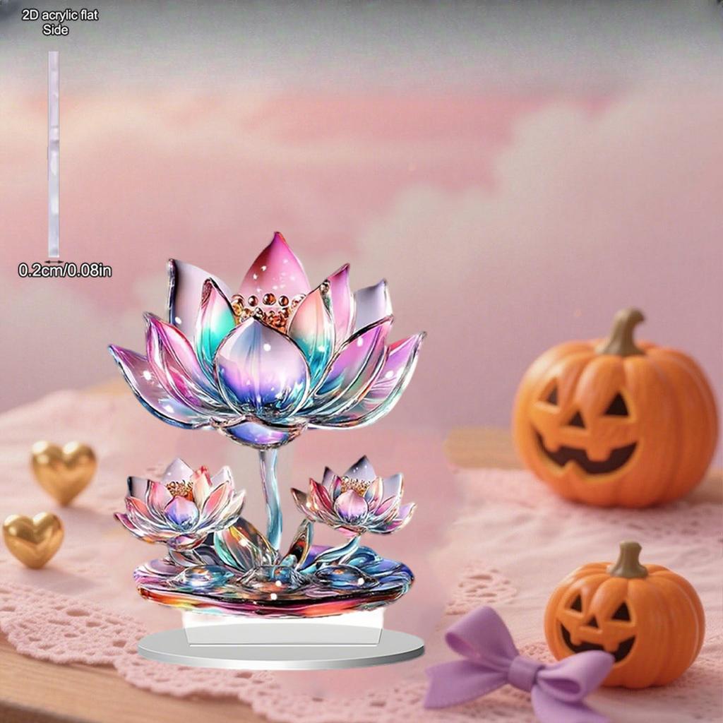 Lotus Home Tabletop Decorations, Nurseries, Home Desk Living Room Decoration, Restaurant Shop Decor, Farmhouse Lake Life Decor for Bedroom Living