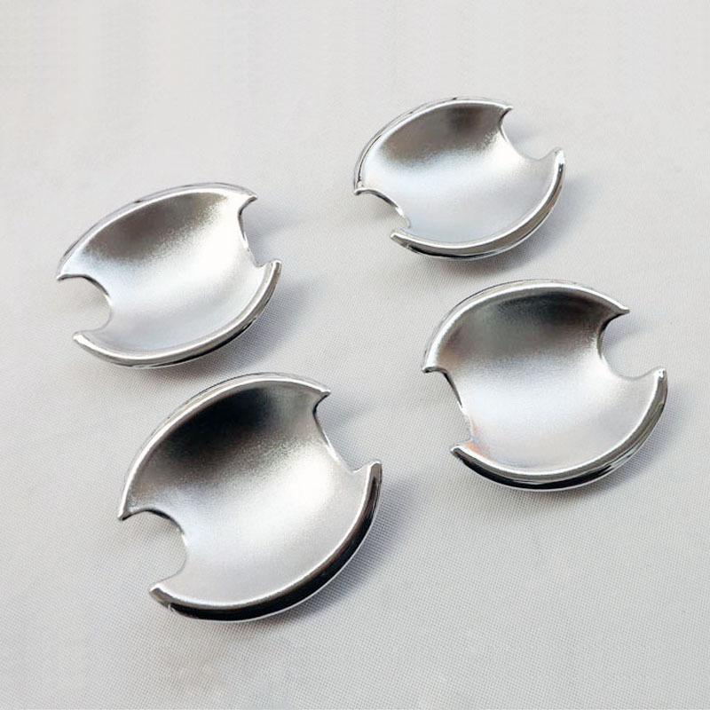 Door Handle Bowl Fit Russian for Nissan Almera G11 2012 2014 2015 2018 Chrome Cover Trim Car Styling Abs Accessories 4 Pcs