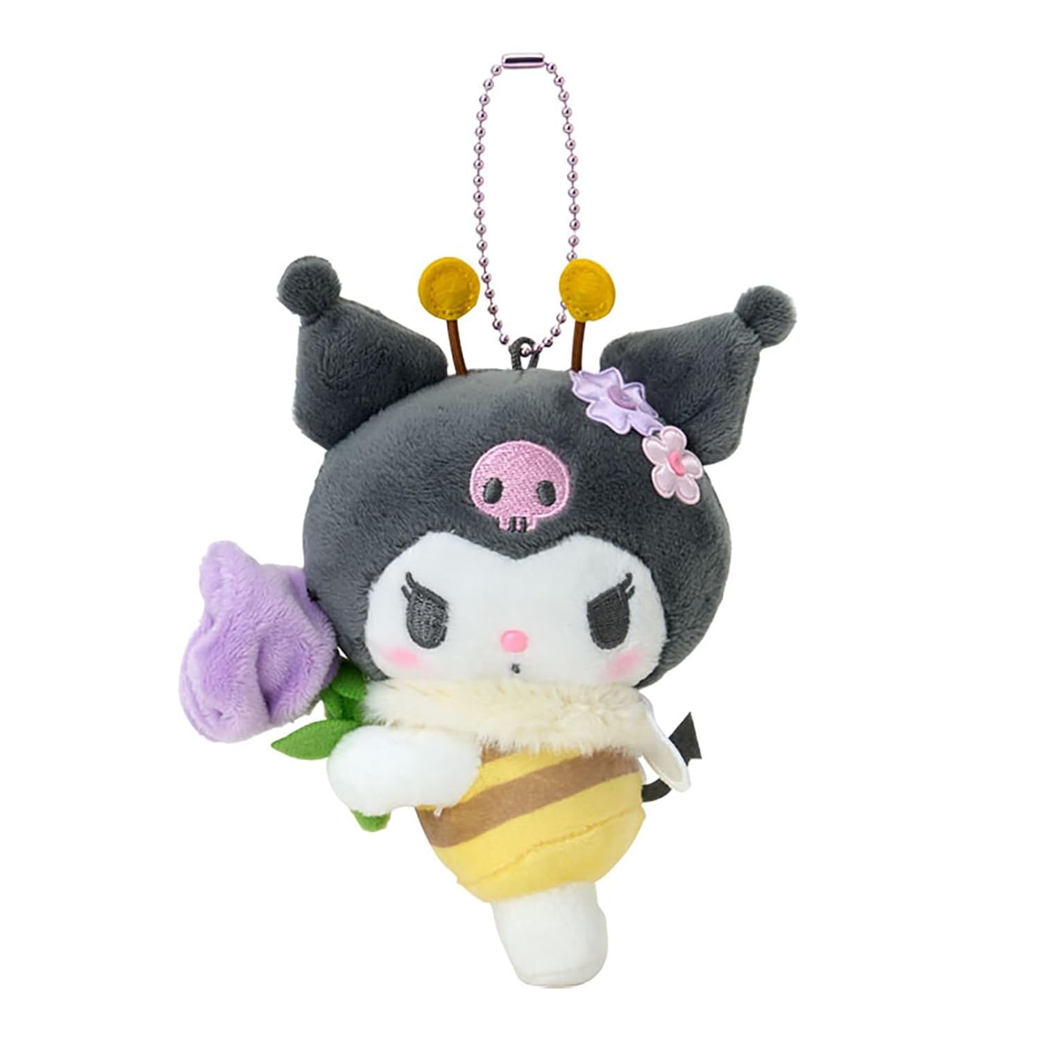 Sanrio Mascot Holder (Flower-Loving Bee) Kuromi 686131