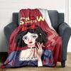 1pc Snow White Soft Warm Throw Blanket Nap Blanket For Couch Sofa Office Bed Camping Travel,Comfortable, Warm1026