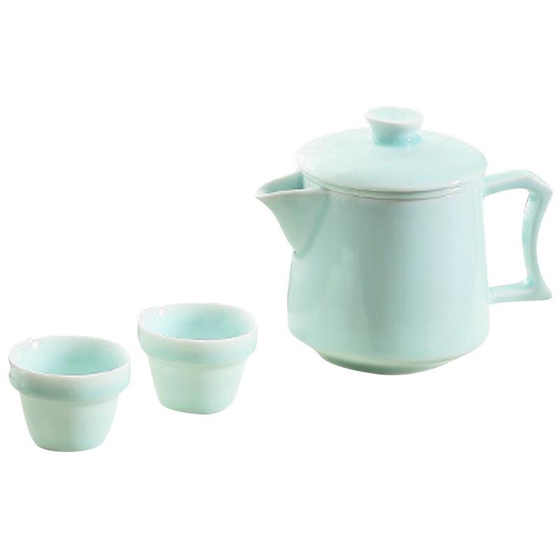 Kong Shan Xin Yu Ceramic Travel Tea Set