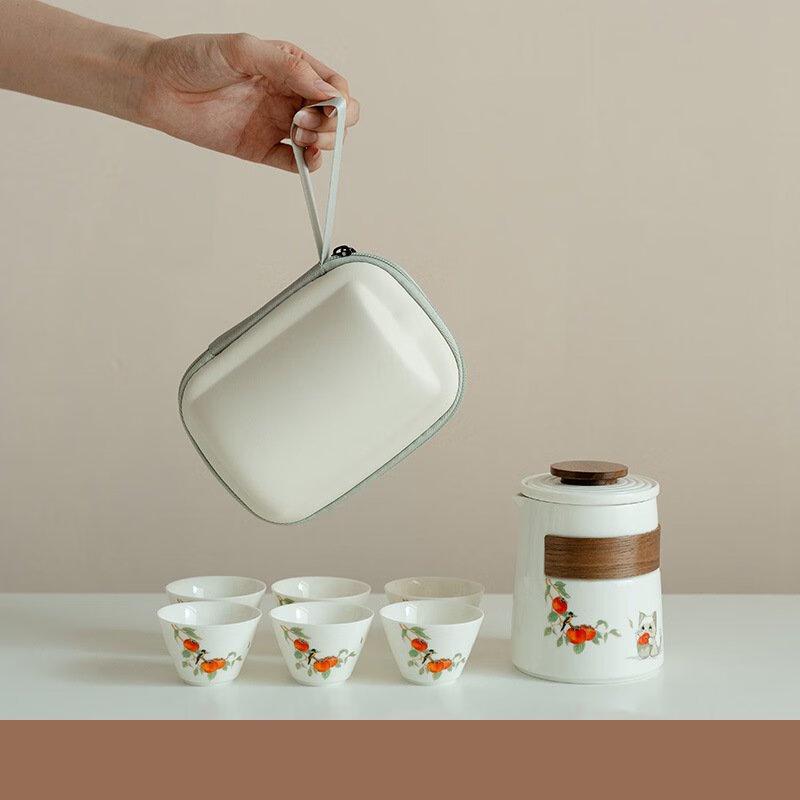 Portable Ceramic Tea Set