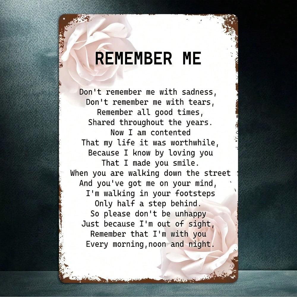 Retro Metal Paintings, Furniture, Living Room Decoration 20x30cm