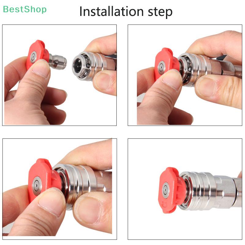 Hochdruckreiniger-Adapter für Nilfisk KEW ALTO WAP CALM auf 1/4" Schnellanschluss mit Sprühdüsen