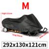 1pc Winter Outdoor Snowmobile Cover Universal Waterproof Dustproof Anti-UV Multi-function Trailer Sled Cover Lawn Mower Cover