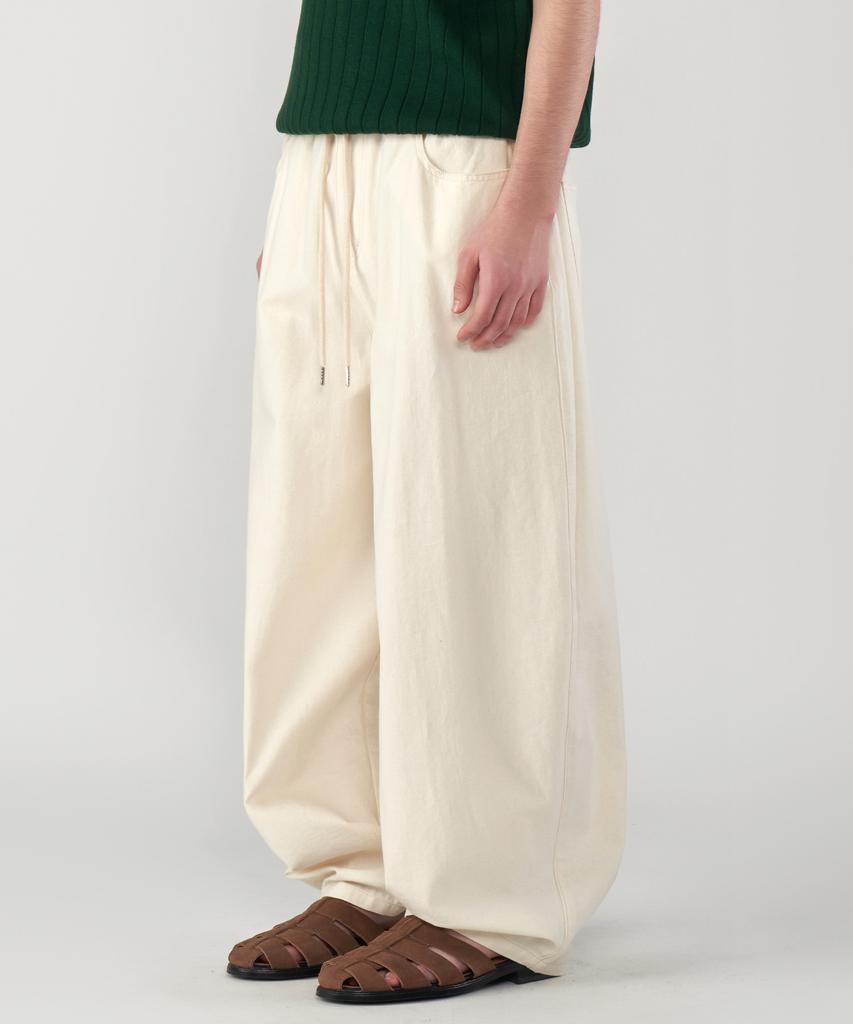UNTAPPED STUDIO [2Pack] Linen Wide Balloon Pants 3 Colors