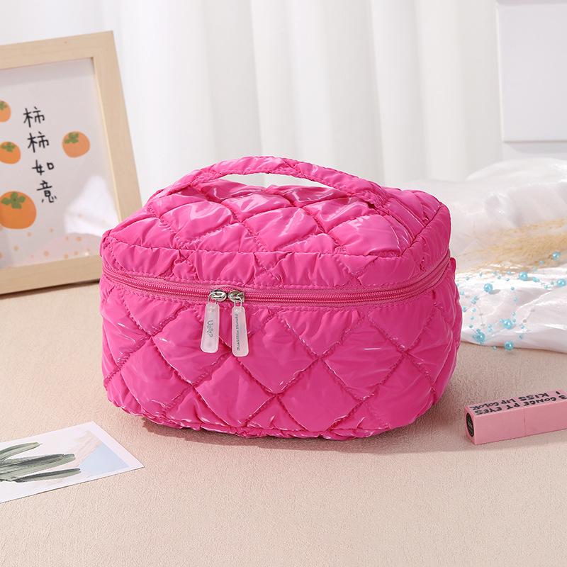 Large-Capacity Waterproof Cosmetic Bag Set - Stylish Solid Color, 3-Piece Portable Toiletry Organizer