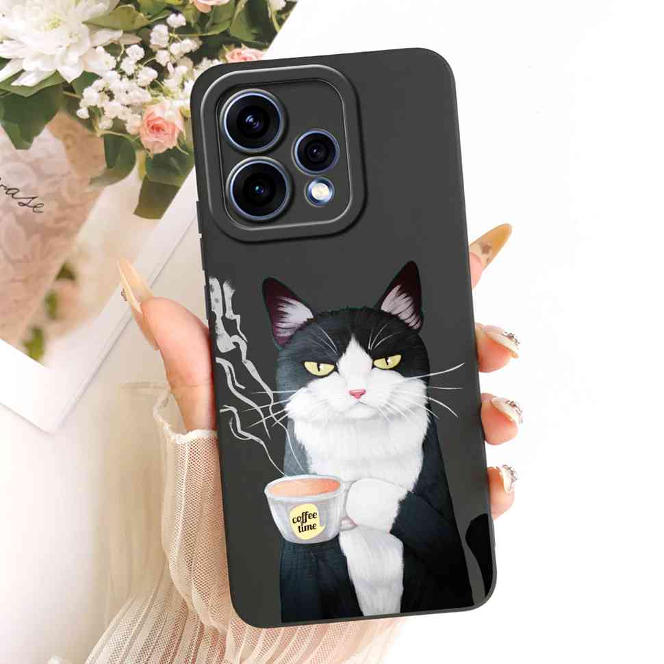 For Oppo Reno15 5G Case CPH2825 ilicone Back Cover For Oppo Reno 15C Reno15c 5G Cute Panda Cartoon Phone Cases Shockproof