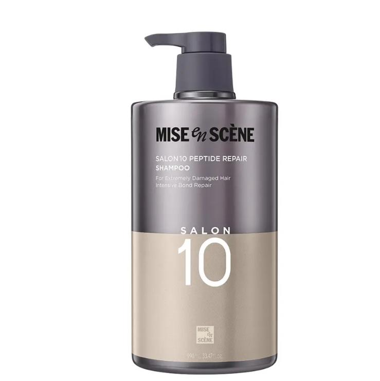 Mise-en-scène Salon 10 Peptide Repair Shampoo 990ml – Nourishing Shampoo for Damaged Hair 1 ea