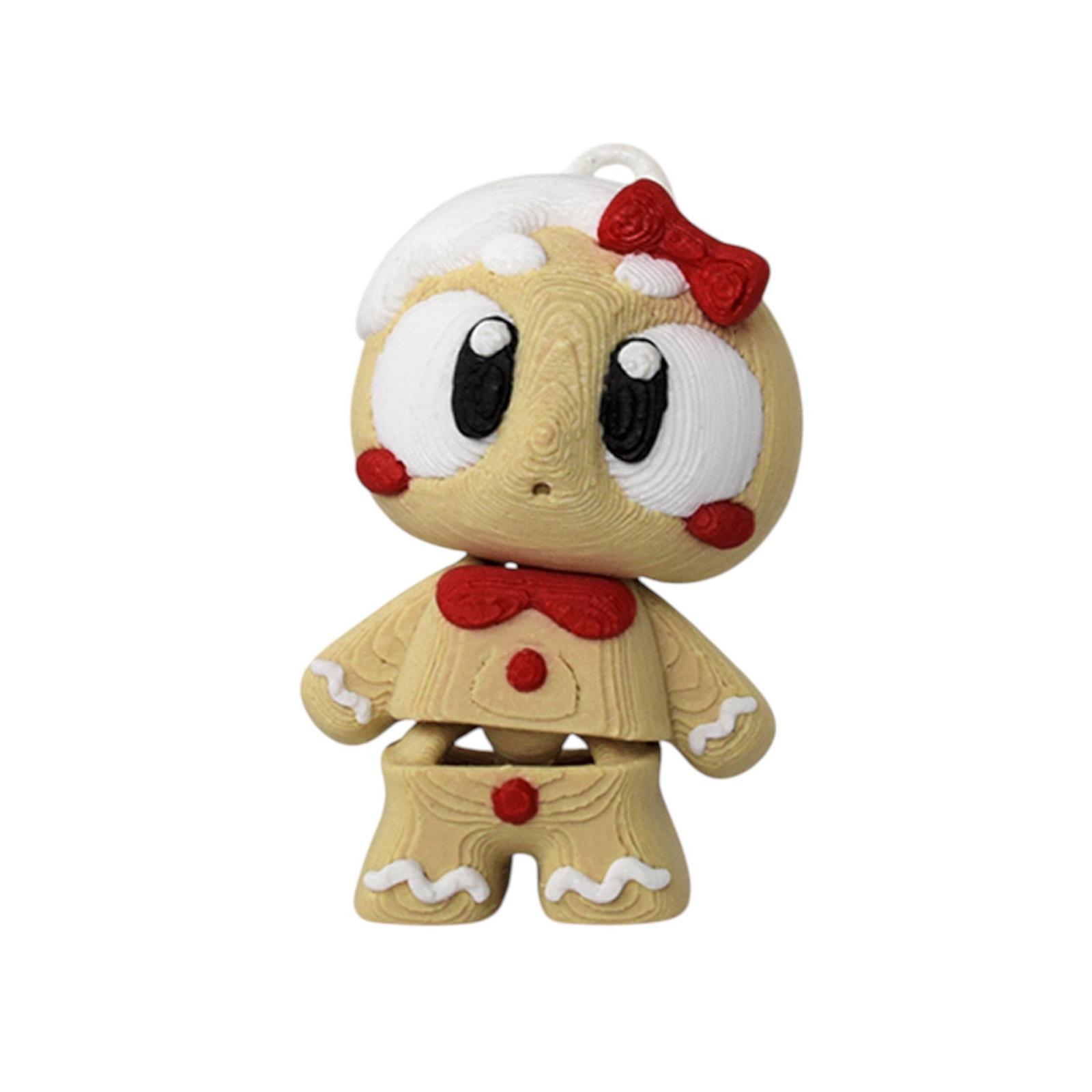 3D-печатная милая кукла, декоративная подвеска, модель, игрушка one size