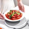 Dining Table Rotating Food Tray Foldable Space Saving Dish Outdoor Family Picnic Saucer Easy To Assemble and Clean Dining Tools