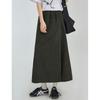 Summer Yamamoto Workwear Skirt Pants With High Waist For Casual Office Wear