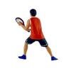 1:64er Maßstab Handbemalte Miniaturfigur Realistische Miniaturmenschen Tennisspieler Figur Modell für Fotografie, Sammler