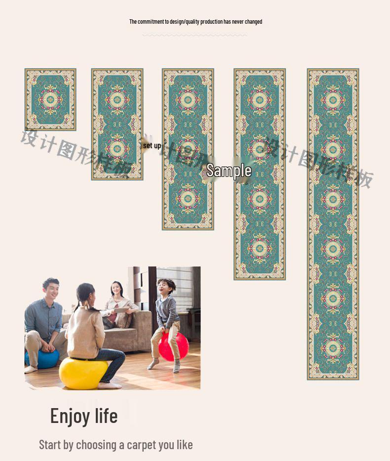 Wasserdichte Anti-Rutsch-Flurmatte: Lange Treppenhaus-Fußmatte mit Wasseraufnahme & Schmutzabweisung für Eingangsbereiche.