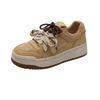 Cowhide version of little white shoes women's spring new thick-soled versatile casual board shoes lightweight sports shoes student