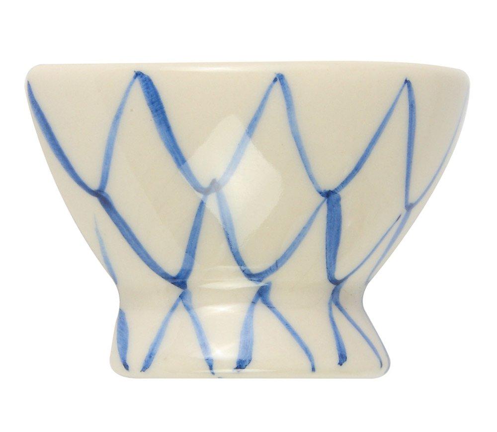 

Hasami ware bowl rest chopstick rest net pattern blue 13992