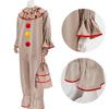 Twisted Clown Cosplay Costume For American Horror Story In Stylish Brown Fabric
