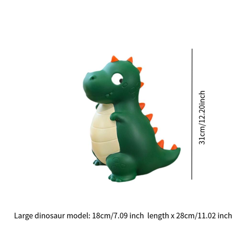 Dinosaur Piggy Bank Animals Decorative Statue Figurine Saving Box for Living Room Bedroom Desktop Boys Girls Baby Shower